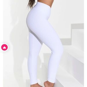 Booty by Brabants white crock leggings cropped